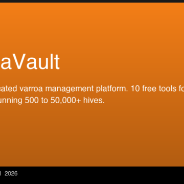 VarroaVault Introduces Software Platform Focused on Managing Varroa Mite Threat in Beekeeping VarroaVault Introduces Software Platform Focused on Managing Varroa Mite Threat in Beekeeping